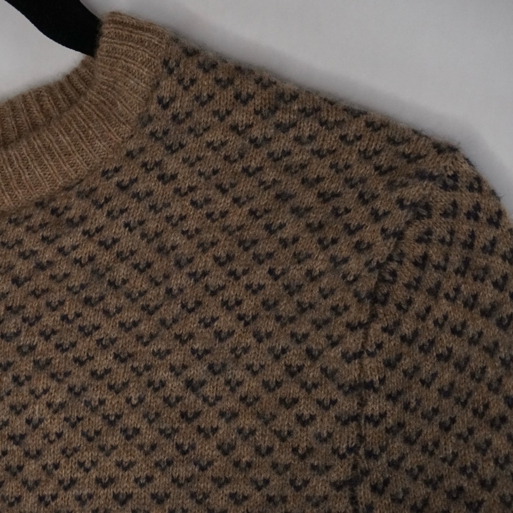 J. Crew Brown Merino Wool Blend Crewneck Sweater - Picture 4 of 6